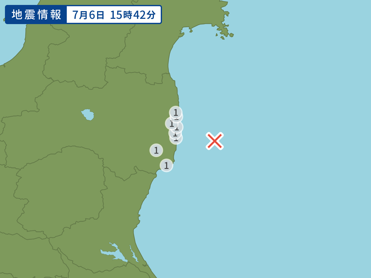 全地点の震度