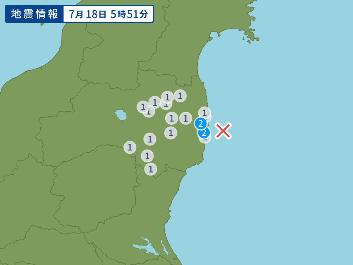 全地点の震度