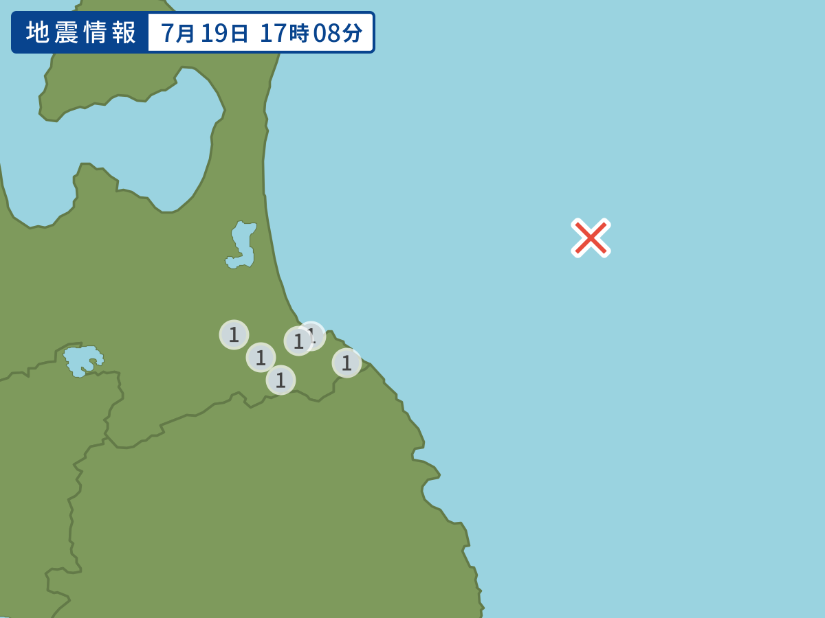 全地点の震度