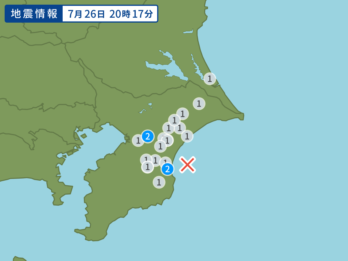 全地点の震度