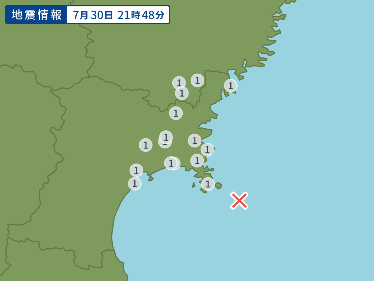 全地点の震度