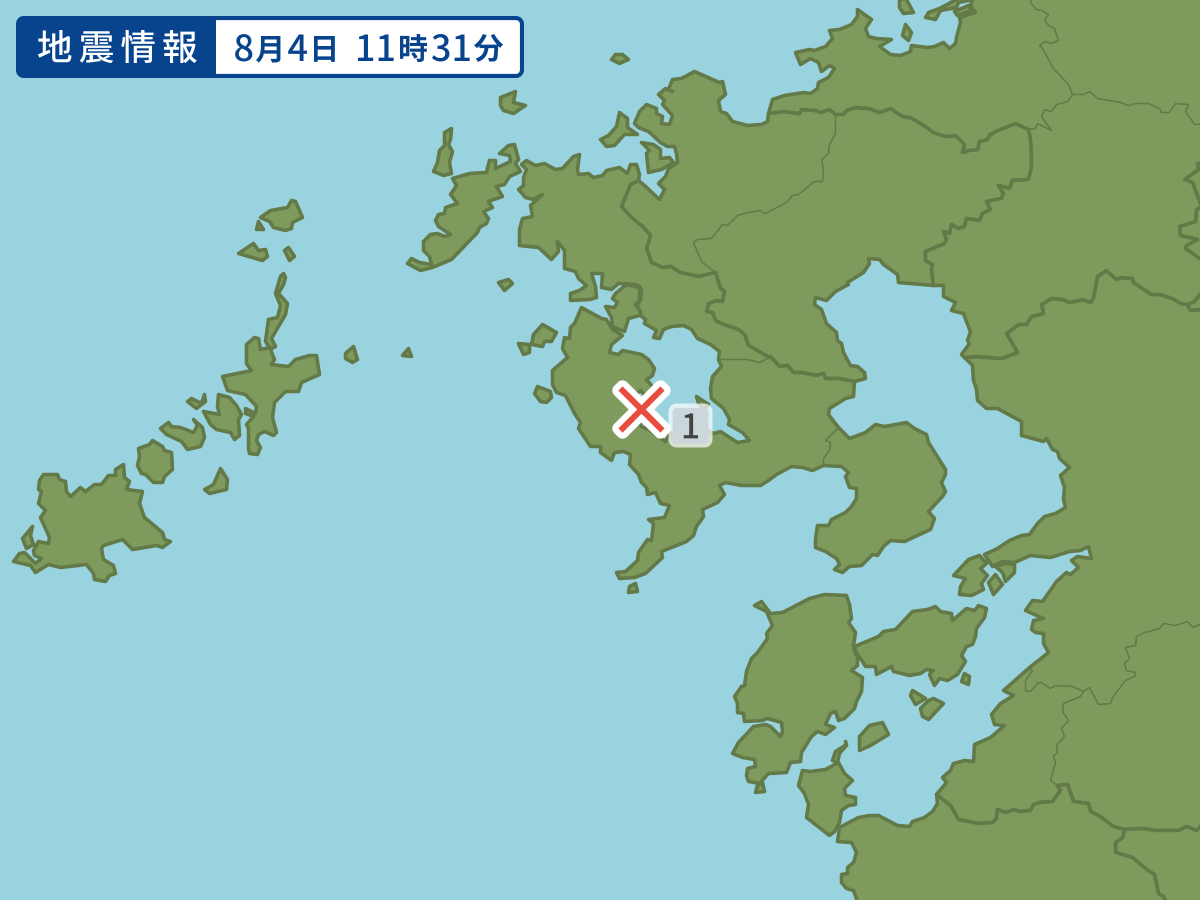 各地域の震度