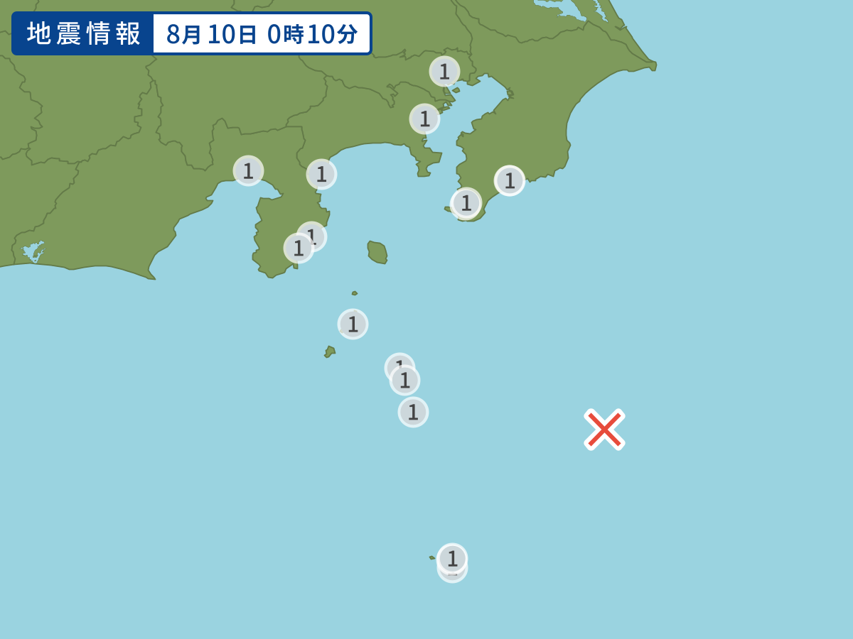 全地点の震度