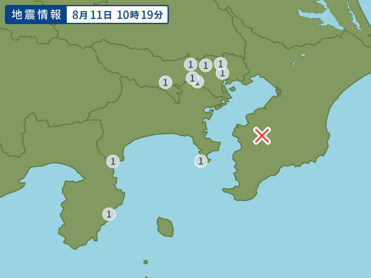 全地点の震度