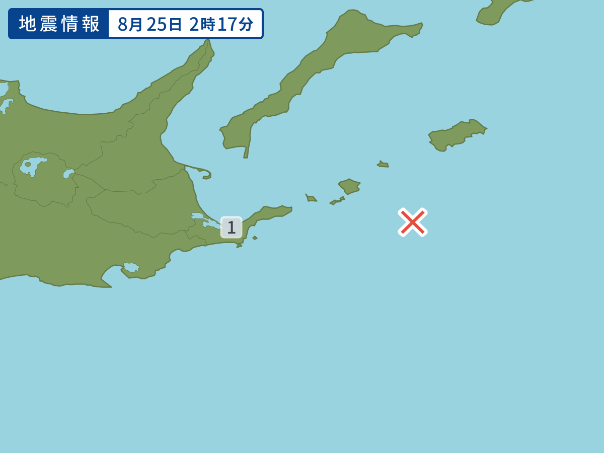 各地域の震度