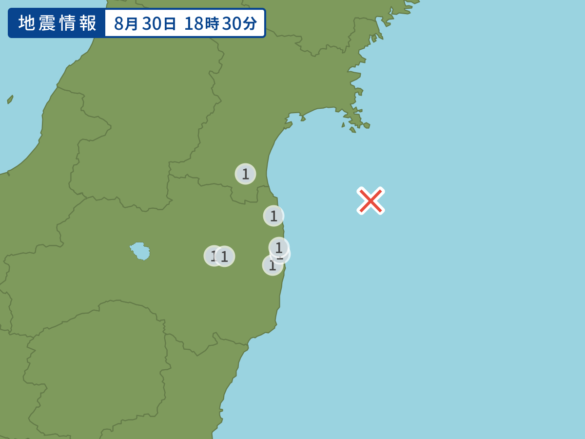 全地点の震度