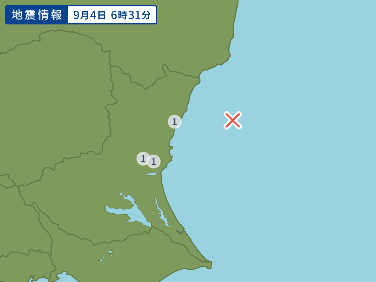 全地点の震度