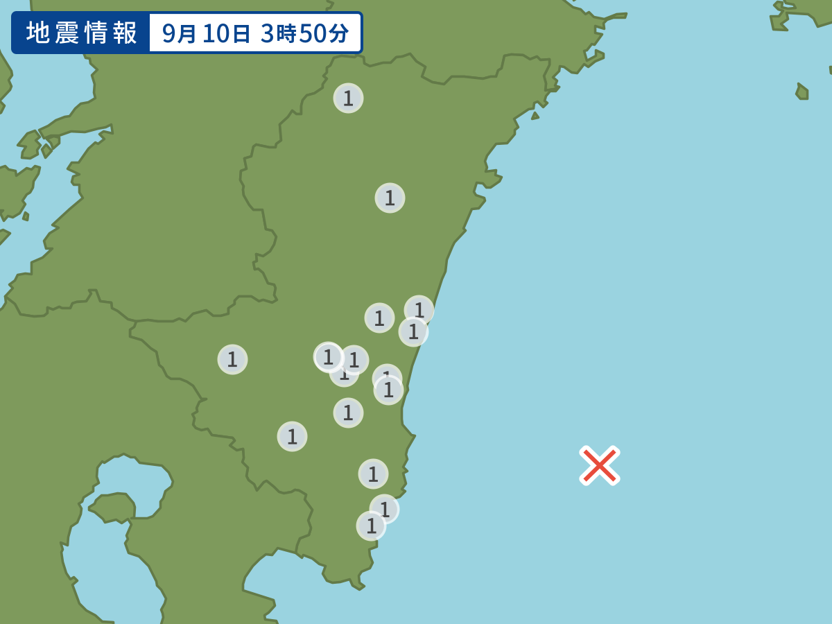 全地点の震度