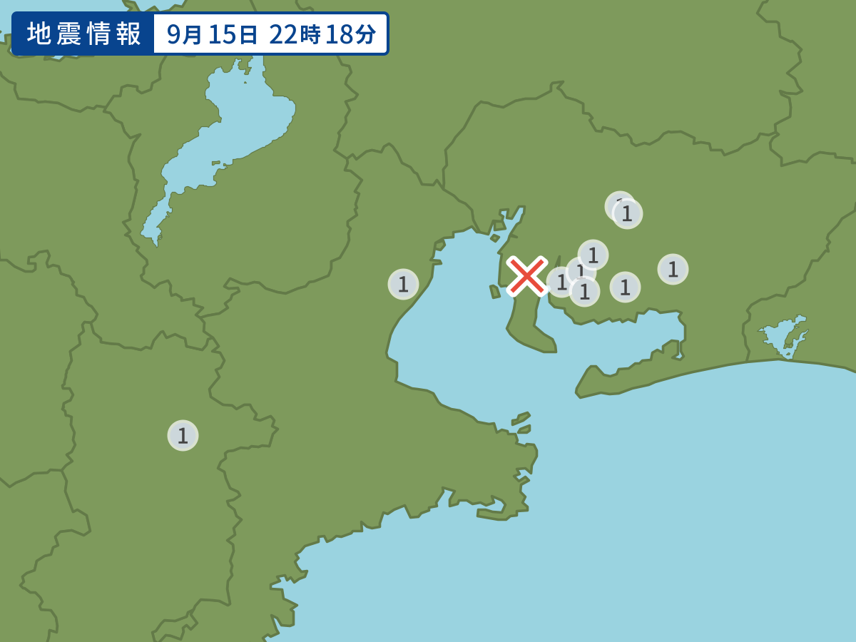 全地点の震度