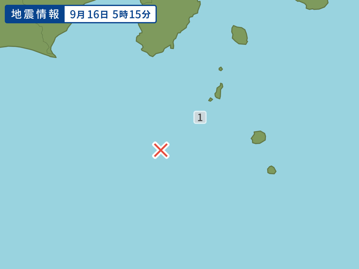 各地域の震度