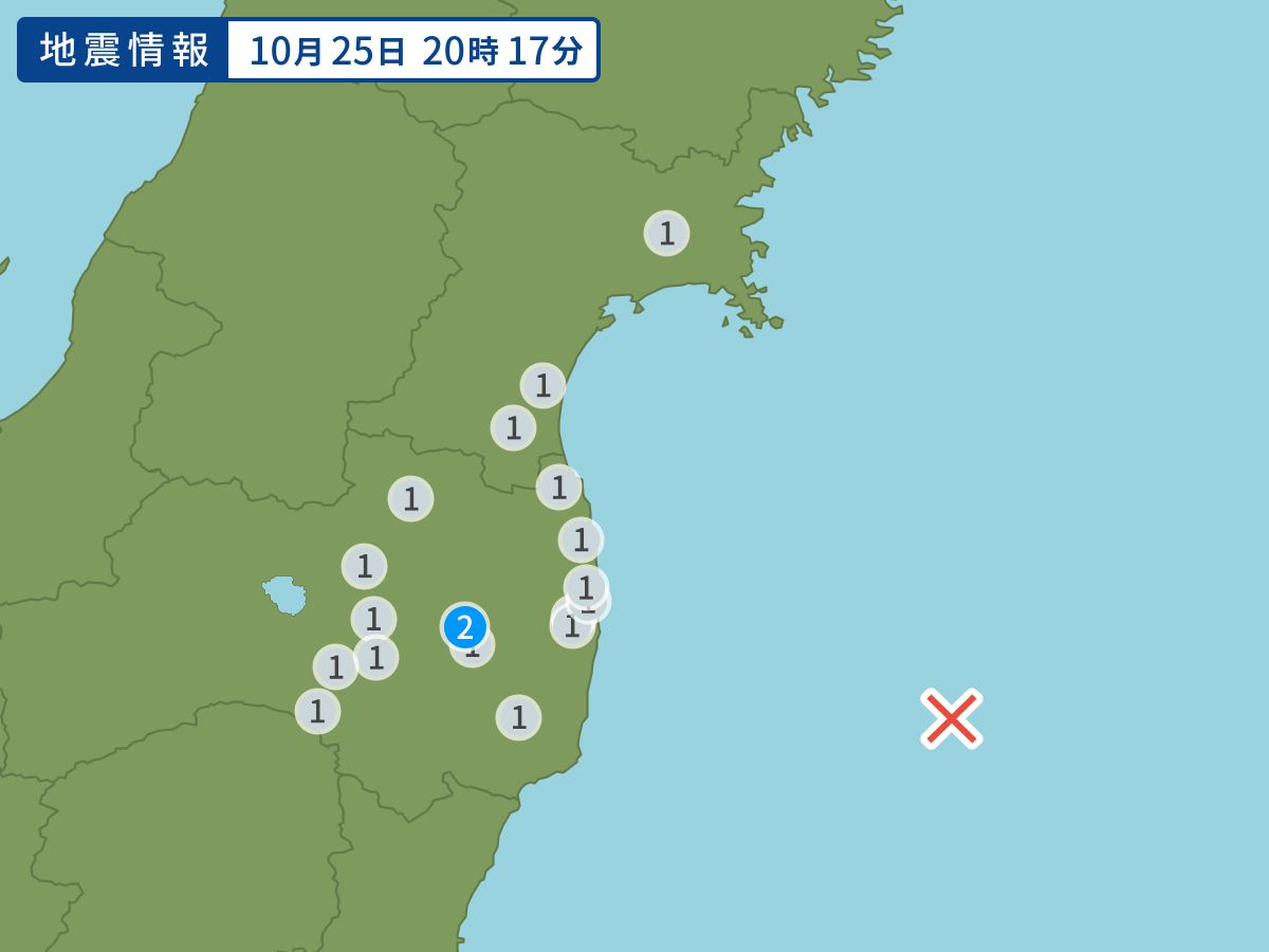 全地点の震度