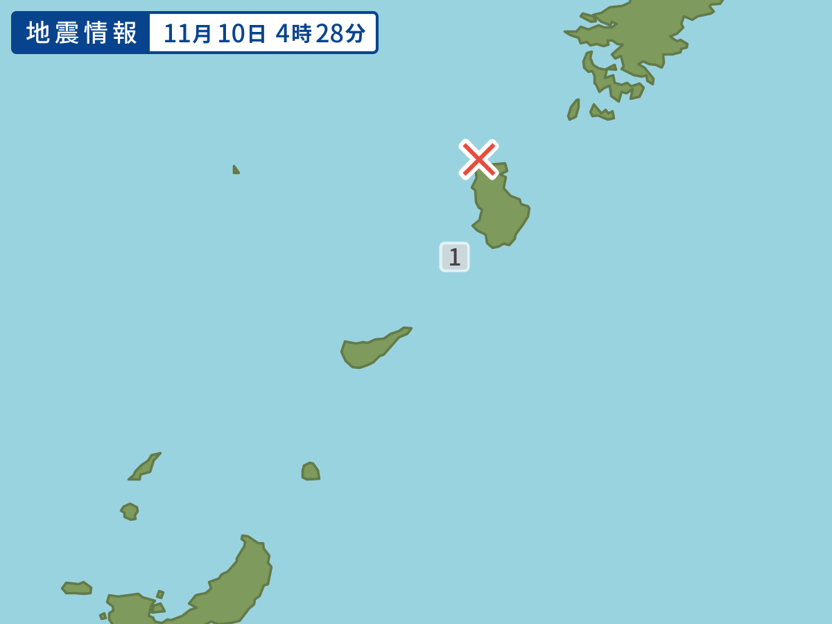 各地域の震度