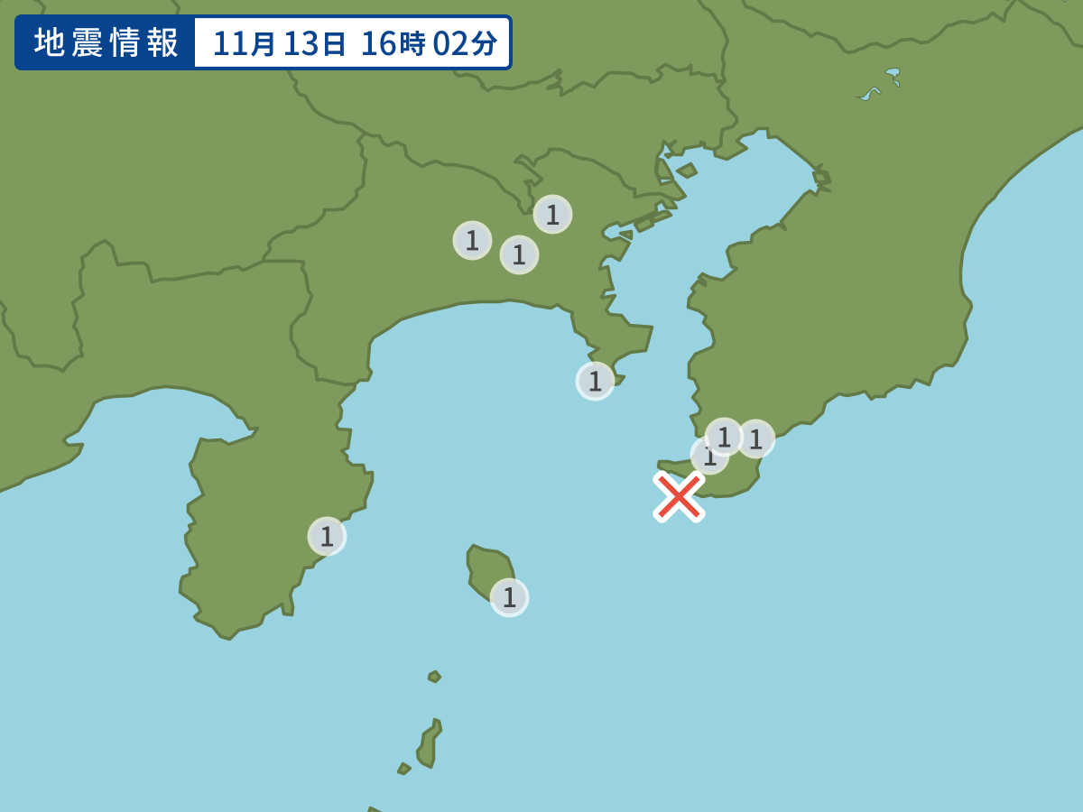 全地点の震度