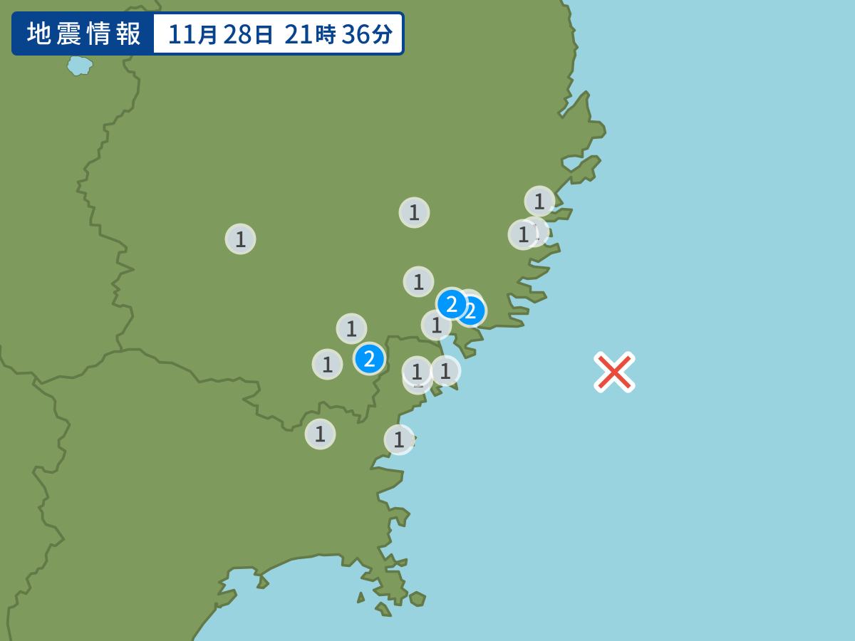 全地点の震度