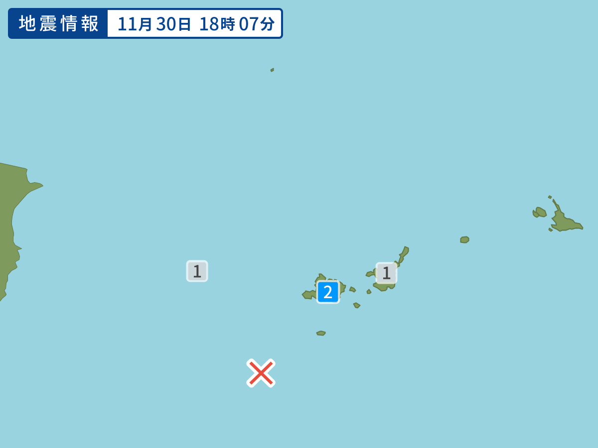 各地域の震度