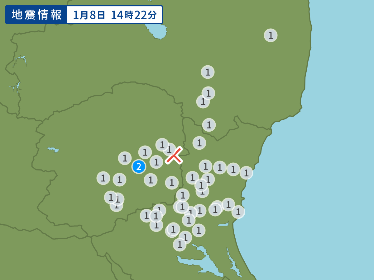 全地点の震度