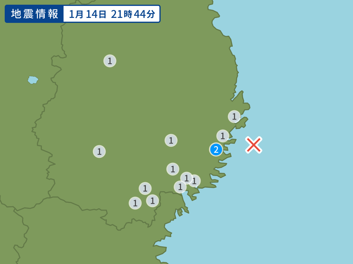 全地点の震度