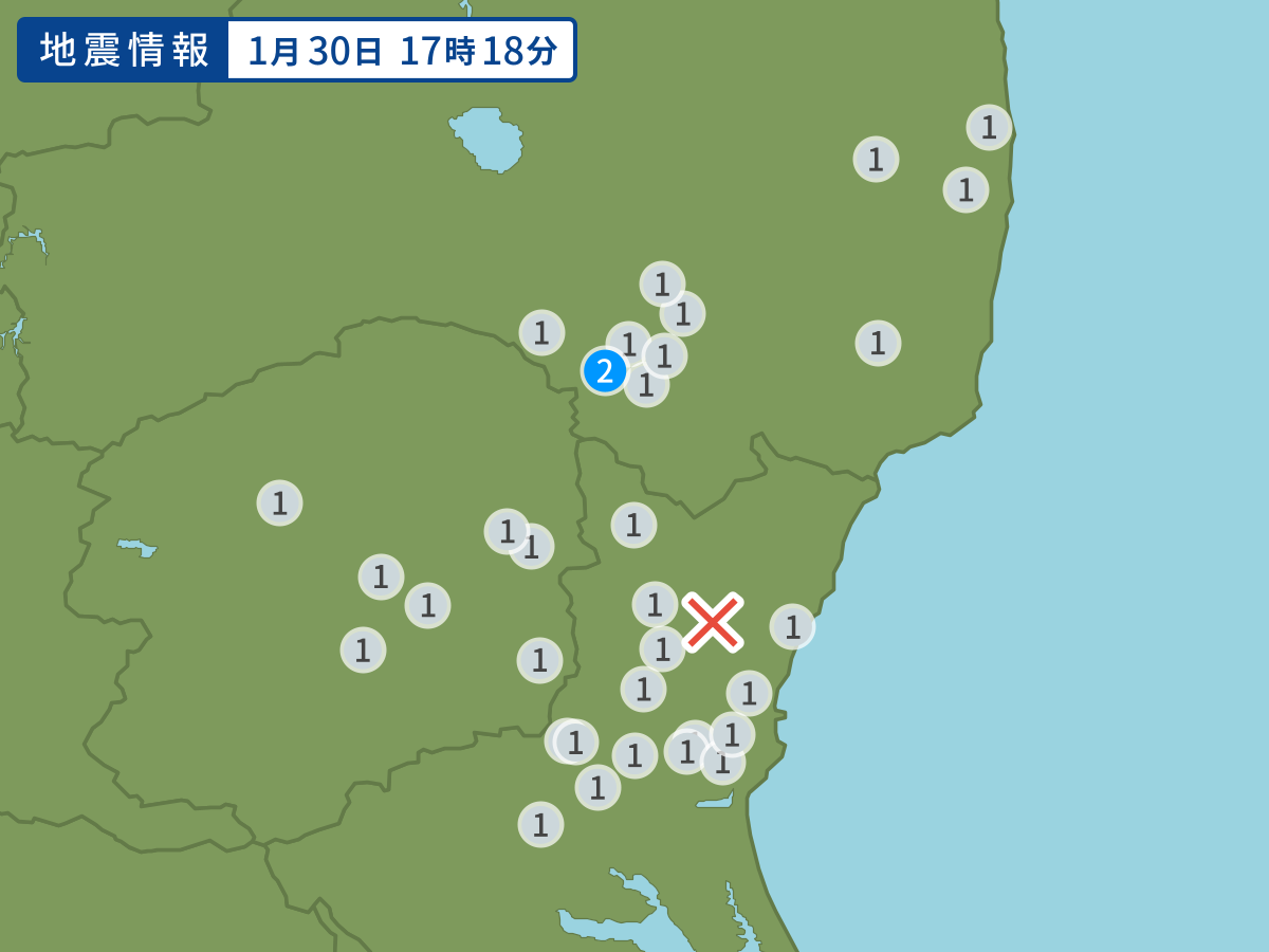 全地点の震度