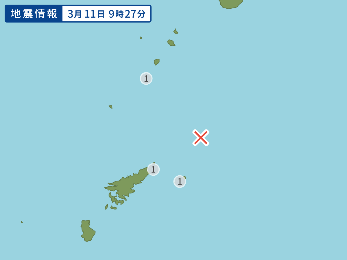 全地点の震度