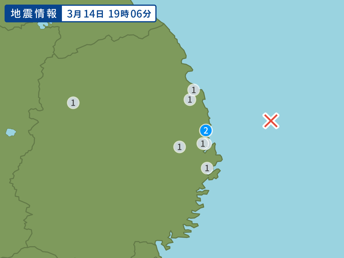 全地点の震度