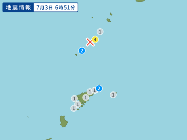 最新的地震烈度图像