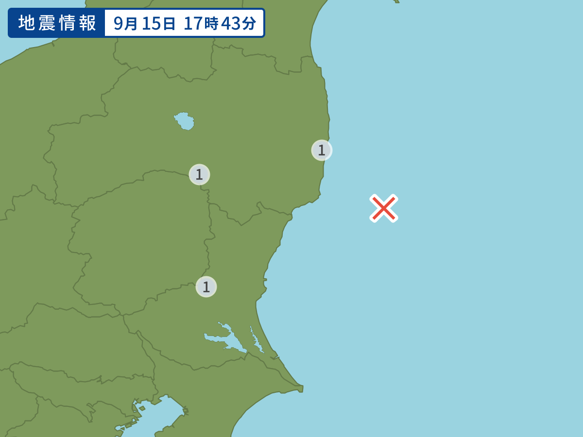 全地点の震度