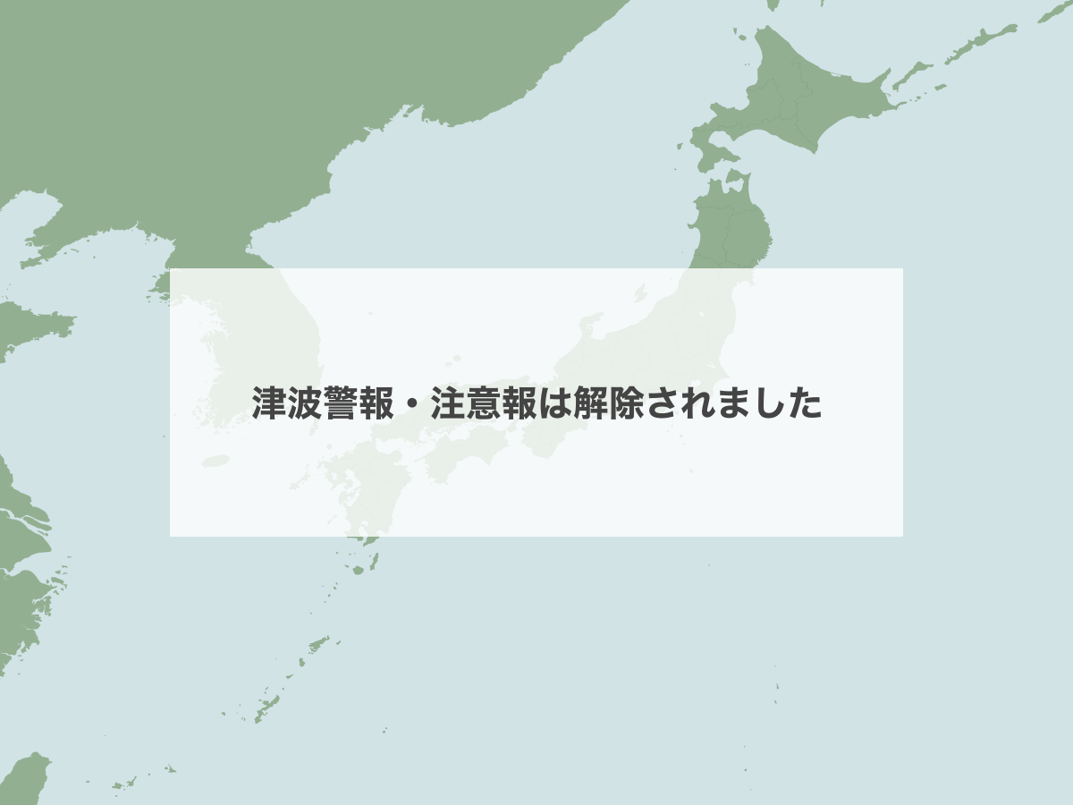 지진해일 지도 이미지