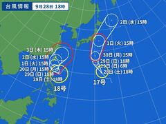 台風画像