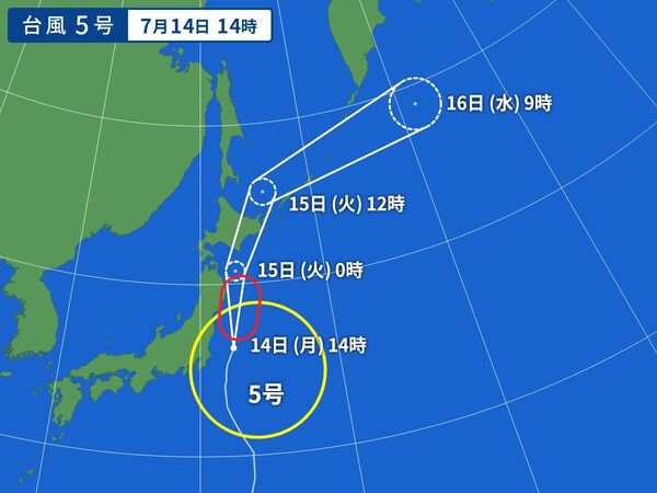 台風画像